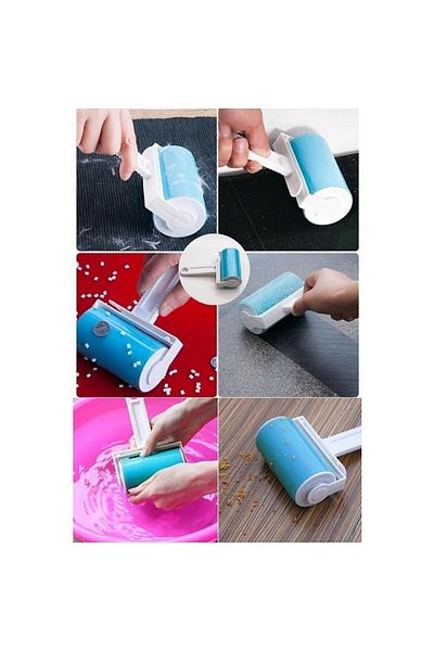 monalisatoka Practical Washable Lint and Dust Collection Roller - Apparatus