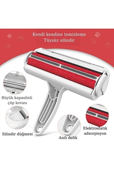 Kacar Kitchen Kedi Köpek Tüyü Toz Kıl Toplayıcı Gırgır Hazneli