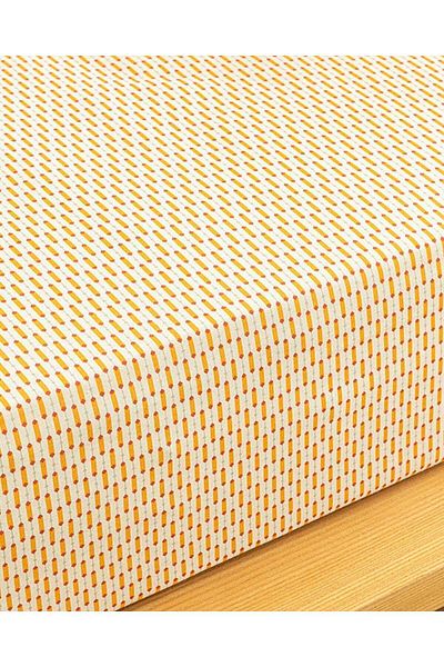 English Home Diamond Stripe Single Easy-Iron Bed Sheet - 100x200 Cm