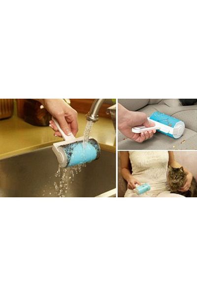 GeçerStore Washable Feather Dust Collection Roller For Clothes Carpet Sofa