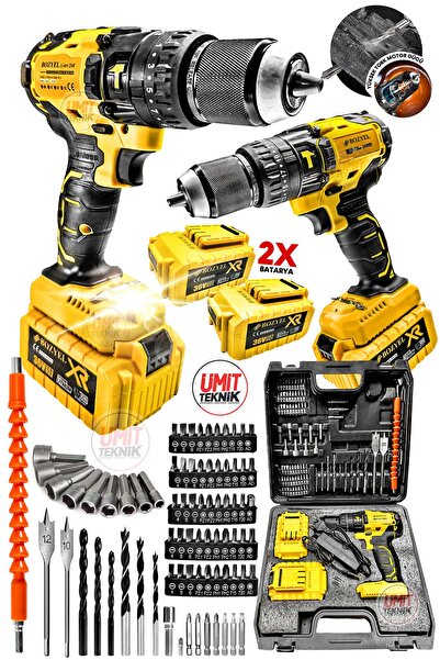 PROXTECH Extreme Germany Thechnology 36VFX Çelik Mandren Darbeli  Çift Akülü ...