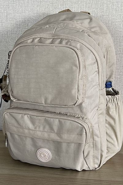 NEMO BAGS Unisex Dirty Cream Backpack School Bag Laptop And Travel Bag Waterproof Sports Bag