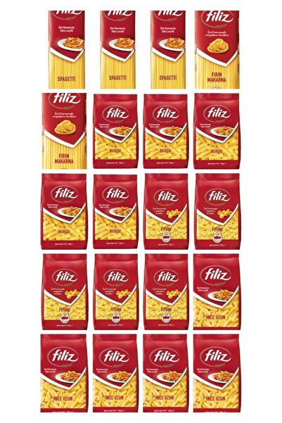 FİLİZ Makarna Çeşitleri 20 Adet