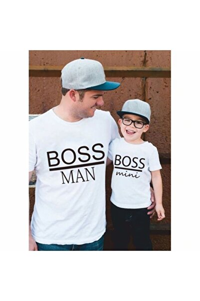Hediyenza Boss Man Boss Mini T-shirt Combination - 2 μονά είναι τα προϊόντα σ...