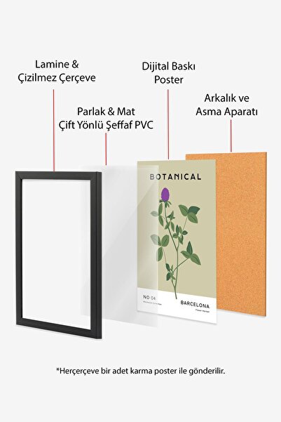 Postifull Siyah Çerçeve, 3 Adet Set, Poster ve Fotoğraf Çerçevesi, Resim Duvar Çerçevesi, Salon Çerçevesi