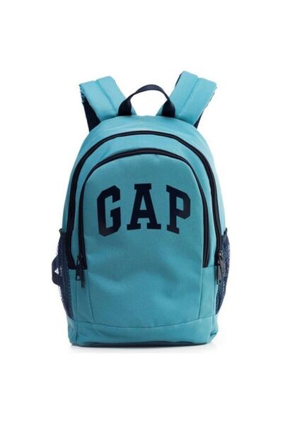 GAP I Chose I Bought Double Compartment Backpack Baby Blue 03456