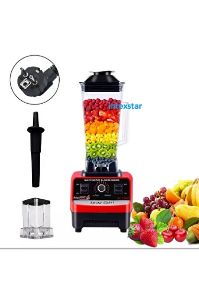 Silver Crest Profesiyonel 6000watt 2,5lt Cafe Bar Çift Sürahili Belender Buz Kırıcı Öğütücü PRO