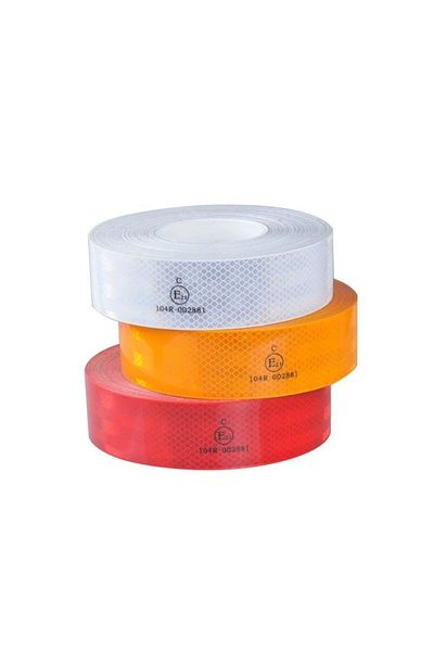 Koçyiğitler Otomotiv 1 Meter Strip Tape - Strip Reflector - Reflective Tape - Trailer Reflector - E Certificate - Yellow