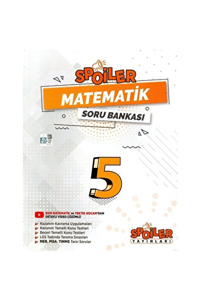 Spoiler Yayınları Spoiler 5.sınıf Matematik Soru Bankası