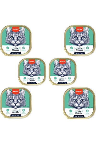 Wanpy Ton Balıklı Alutray Kedi Yaş Maması 40 Gr x 6 Adet