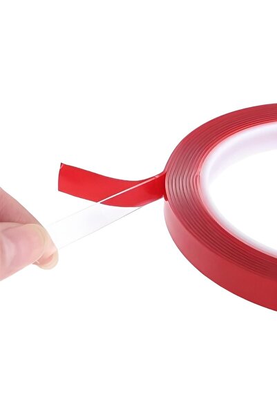 Halidi Çift Taraflı Bant 10 Mm X 5 Metre Süper Güçlü Montaj Bandı (şeffaf)