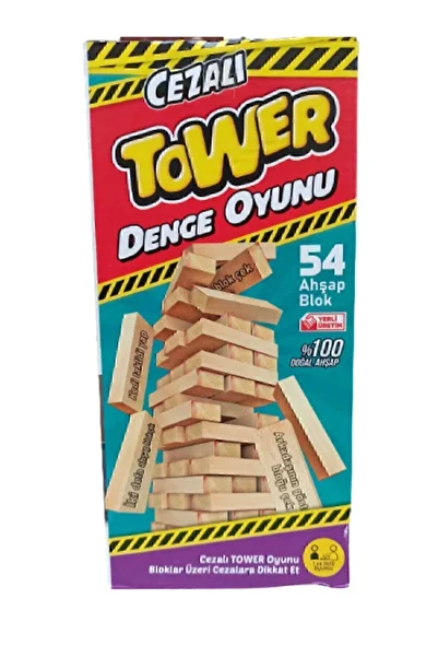 Oyun ve Sanat Penalty Balance Game - Penalty Jenga (penalty Cenga) Game