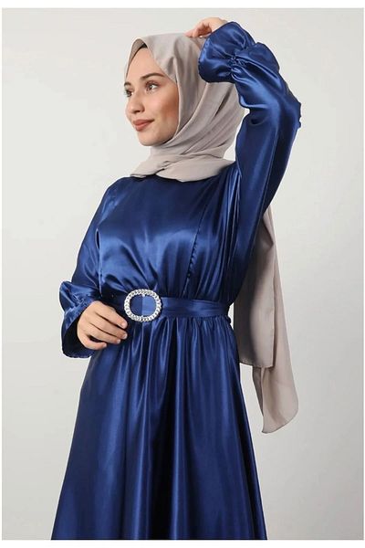 HB MODA COLLECTİON Σατέν Φόρεμα Ειδικής Περίστασης