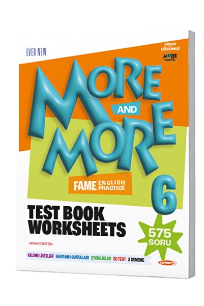 Kurmay Yayınevi More And More 6 Sınıf Fenomen Test Booktr