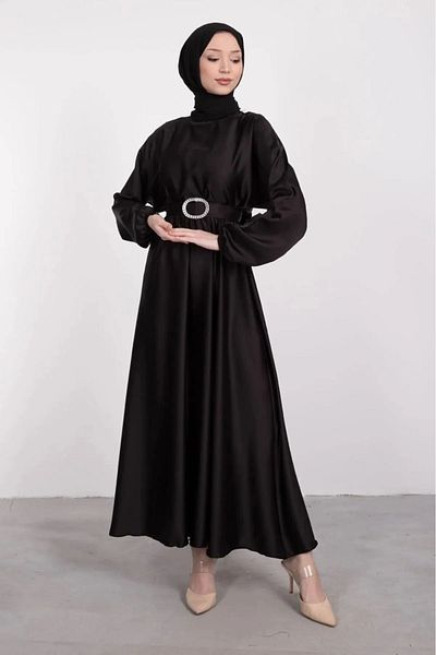 HB MODA COLLECTİON Σατέν Φόρεμα για Ειδικές Περιστάσεις