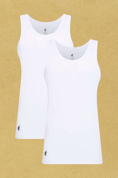 U.S. Polo Assn. White Modal Men's Athlete 2-Pack