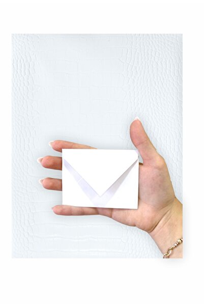 Hsn ظرف أبيض صغير - 7x9 سم، 50 قطعة