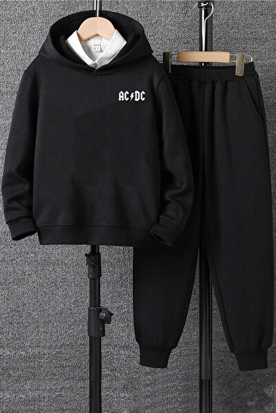 uyguntarz Unisex Acdc nyomtatott tréningruha szett