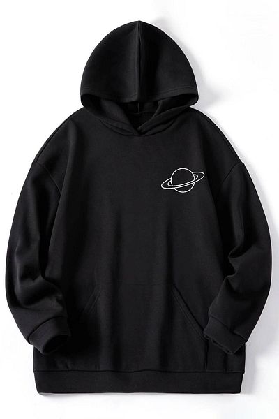 uyguntarz Унисекс суичър с щампа Saturn