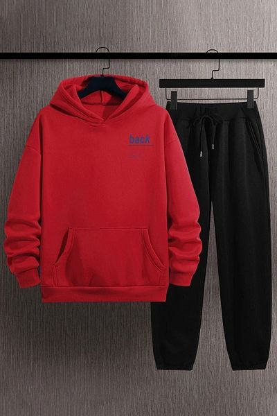 uyguntarz Σετ φόρμας Unisex πίσω με στάμπα