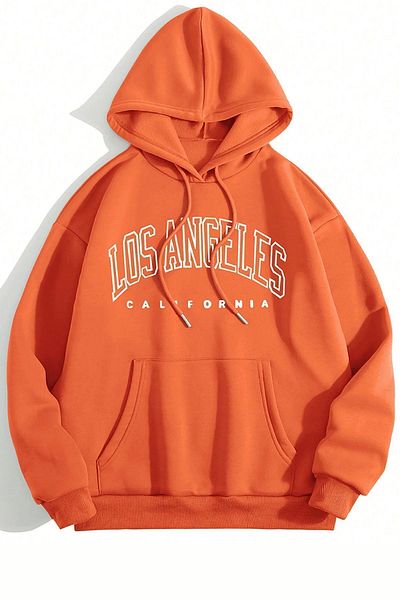 uyguntarz Unisex φούτερ με στάμπα Los Angles