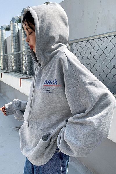 uyguntarz Unisex φούτερ με στάμπα στην πλάτη