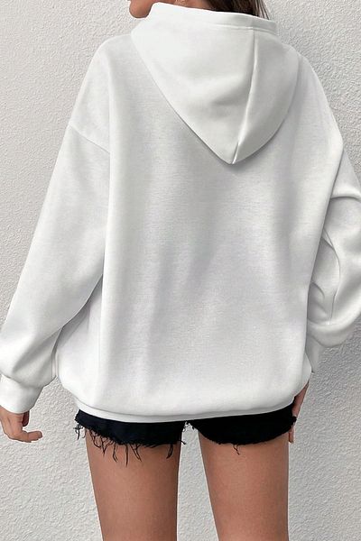 uyguntarz Φούτερ Unisex Oversize Fine Printed