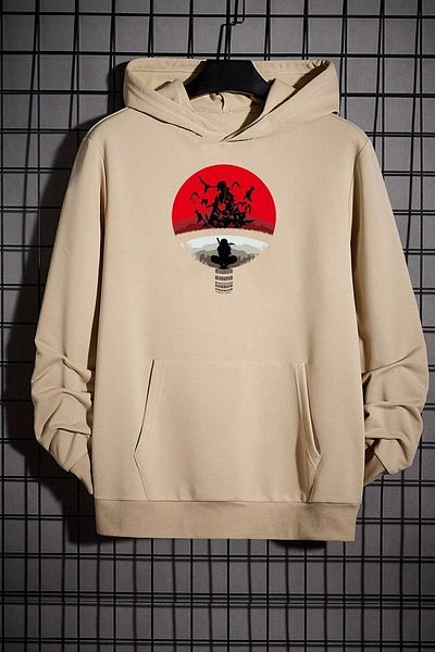 uyguntarz Unisex φούτερ με στάμπα Itachi Uchiha
