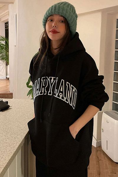 uyguntarz Унисекс суичър с принт MARYLAND