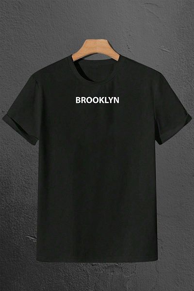 uyguntarz Brooklyn Printed Unisex Πακέτο T-shirt 3 τεμαχίων