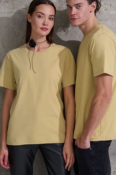 uyguntarz Unisex Βαμβακερό Oversize Basic Tshirt