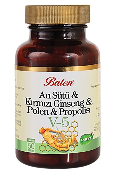 Balen V5 Arı Sütü Kırmızı Ginseng Polen Propolis Tablet