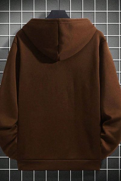 uyguntarz Übergroßes Sweatshirt mit „Believe in Self“-Aufdruck