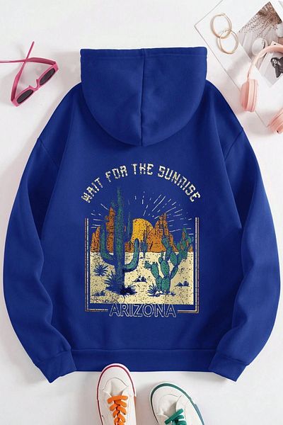 uyguntarz Oversize mikina s potiskem Arizona