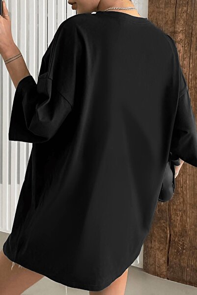 uyguntarz Unisex Suppose Tricou supradimensionat pre-imprimat