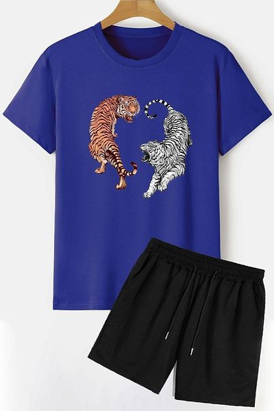 trendypassion Σετ φόρμας T-shirt Tiger Shorts