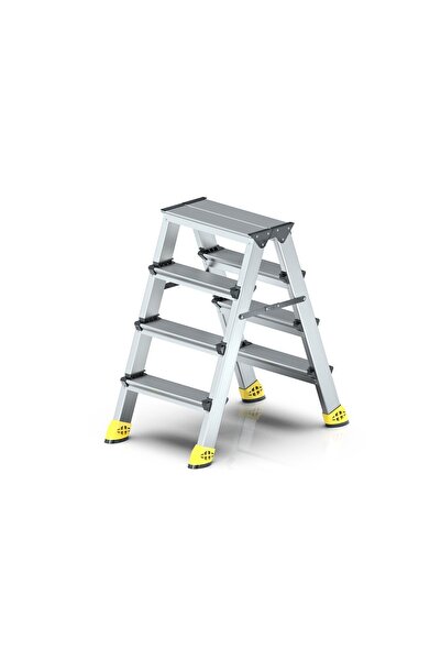 NARVON 4 4 Lüx Çift Çıkışlı Alüminyum Merdiven