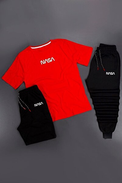 trendypassion 3 részes unisex Nasa nyomtatott tréningruha szett kombináció