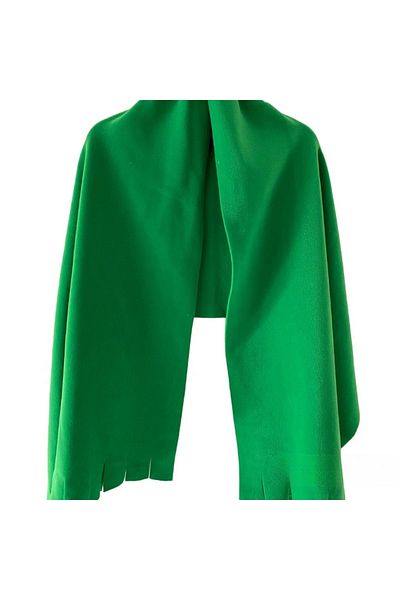 UgurToyss Light Green Winter Fleece Shoulder Shawl Soft Textured Thick Shoulder Shawl Scarf Cafe,Restaurant,Hotel Shawl 75 cm