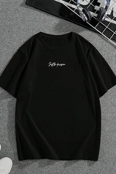 uyguntarz Unisex tričko Chalenge Back s potištěným designem