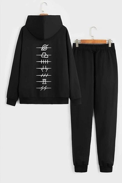 uyguntarz Σετ φόρμας Unisex Ninja Akatsuki με στάμπα