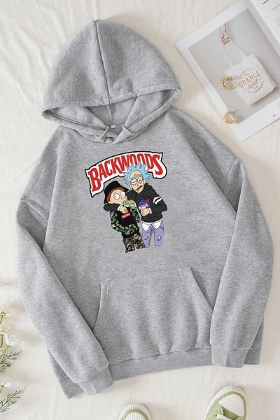 uyguntarz Φούτερ με στάμπα Unisex Backwoods