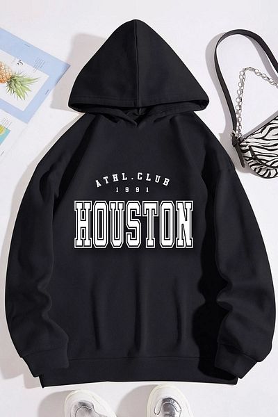 uyguntarz Унисекс суичър с щампа Houston