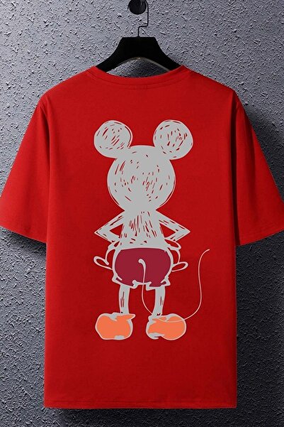 uyguntarz Unisex Mause Printed T-shirt