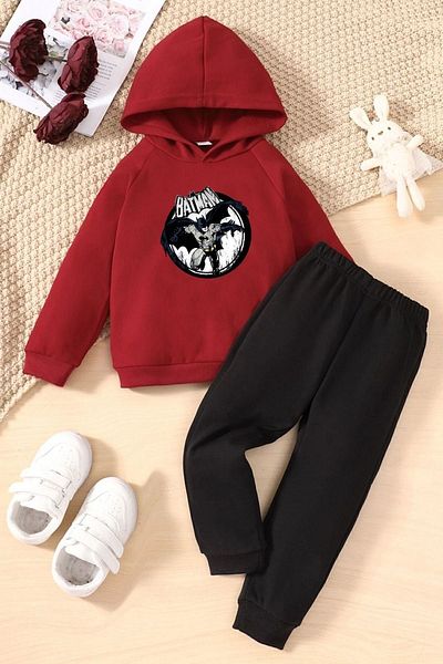 uyguntarz Kids Batman Tracksuit Set