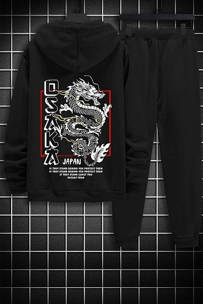 uyguntarz Σετ φόρμας Unisex Osaka printed