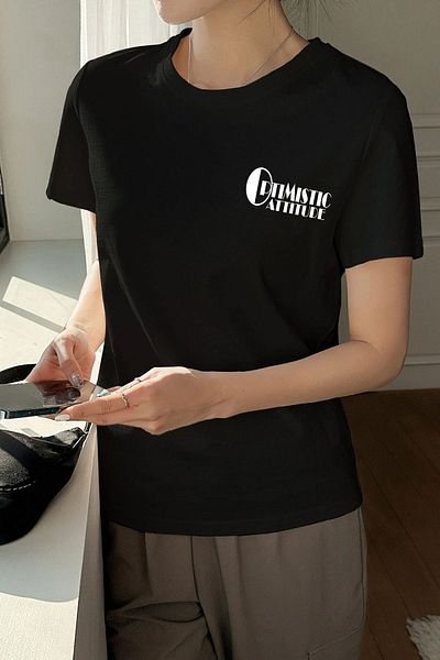 uyguntarz Μπλουζάκι Unisex Optimistic Printed Design