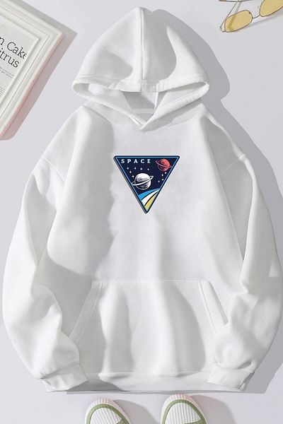 uyguntarz Φούτερ Unisex Space printed