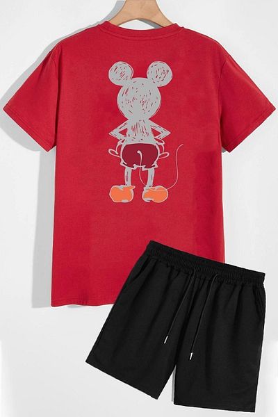 trendypassion Σετ αθλητικής φόρμας T-shirt με στάμπα πίσω