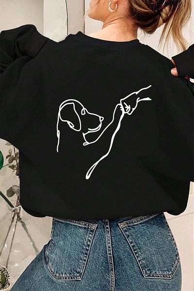 uyguntarz Mikina Dude PrintedCanOversize